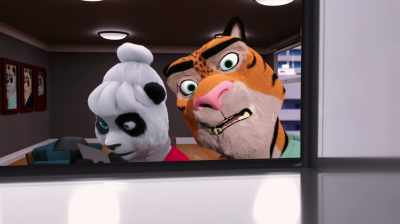 My child, if you're
reading this, - Panda vs. Aliens