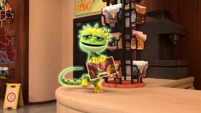 My cold blood is warm with all this heat.
Lizards react to temperature. - Spirit Rangers