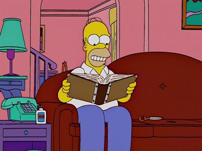 My collection is complete. - The Simpsons