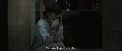 - My companion was there.
- ...but something she could do - The Invisible Guest