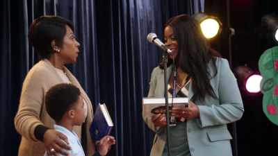 My copy of Michelle Obama's - Abbott Elementary