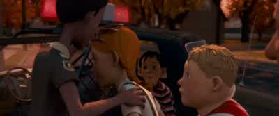 Hey listen I'm with you guys My cousin's a cop in MilwaukeeI mean kind of a cop He has a gun - Monster House