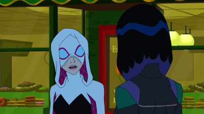 My dad may be a little
easier on Ghost Spider, - Marvel Rising: Chasing Ghosts