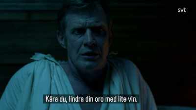 My dear, drink some
wine to soothe your soul. - Jamestown