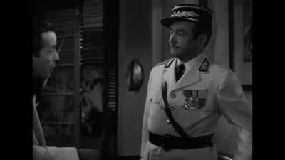 My dear Ricky you overestimate the influence of the GestapoI don't interfere with them and they don't interfere with meIn Casablanca I am master of my fateL am Major Strasser is here sirYou were saying Excuse me - Casablanca