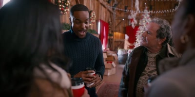 - My dog Marty licked me
for three days after that. - Christmas with a Kiss