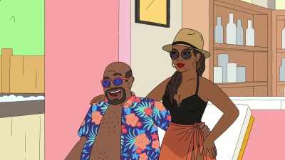 - My dude, she love the belly.
- Mm-hmm. - Fairfax