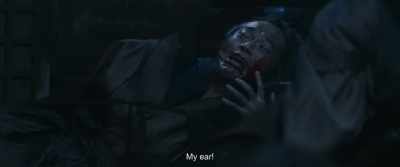 My ear! - Rurouni Kenshin: The Beginning