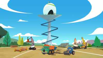 My egg tower is
open for business! - Bugs Bunny Builders