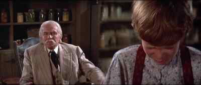 My face was against his stiff collar
and his shirt... - The Reivers