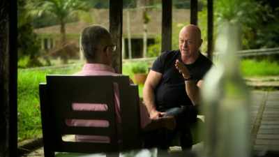 - My father was
very afraid of Pablo, - Ross Kemp: Mafia and Britain