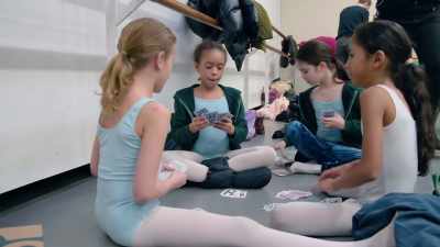My favorite, when we would play cards - On Pointe