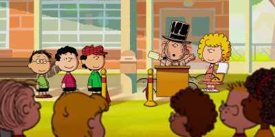 My fellow students, - Snoopy Presents: One-of-a-Kind Marcie