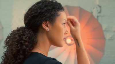 My first post on social media
including my birthmark - Glow Up: Britain's Next Make-Up Star