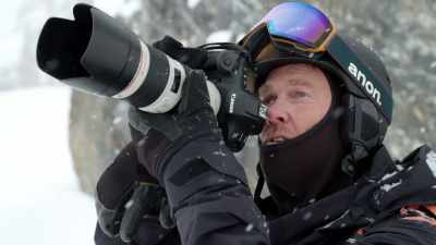 - My first trip ever
as a professional skier - Future Retro