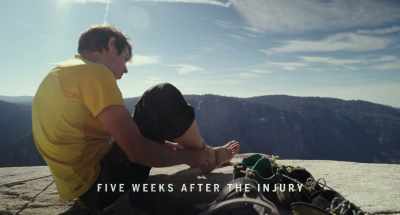 My foot is improving, but
it still swells up a bit. - Free Solo