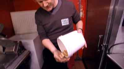 My fresh lobster ravioli. - Kitchen Nightmares