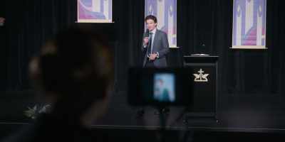 My friends, Clark Thompson, or...
"the man who glows"... - God's Favorite Idiot
