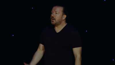 My girlfriend, Jane, she worries,
and she reads things. - Ricky Gervais: Humanity