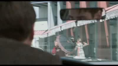 My God, he nearly hit her! - The Truman Show
