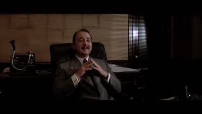 My goodness what happened to your noseCut myself shavingWell you ought to be more careful That must really smartOnly when I breathe - Chinatown