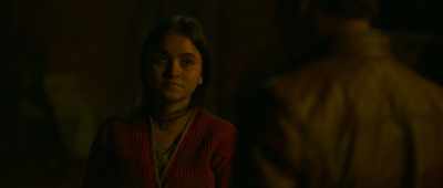 My grandma here, with the sickle,
protects me. - Raat Akeli Hai