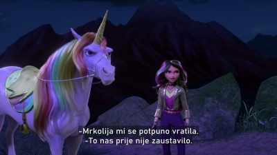 -My grim magic has fully returned.
-That didn't stop us before! - Unicorn Academy