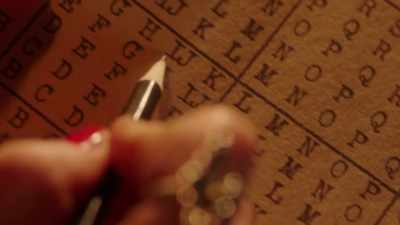 My guess...it's the first word
on the Teletype. - The Bletchley Circle: San Francisco