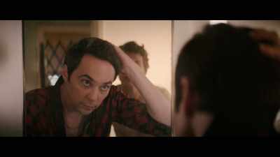 My hair, without exaggeration,
is clearly falling on the floor. - The Boys in the Band