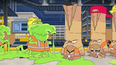 My heightening machine, in pieces.
It's ruined. - Aqua Teen Forever: Plantasm