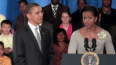 My husband worked very hard - First Ladies