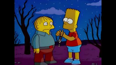 -My key!
-Sorry, Ralph. - The Simpsons