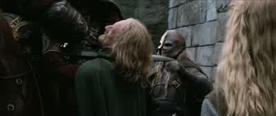 My ladyLord Aragornwhere is heHe fell - The Lord of the Rings: The Two Towers