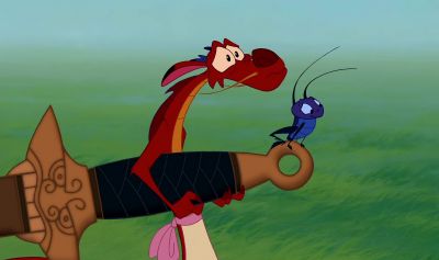 My little baby off to destroy people - Mulan