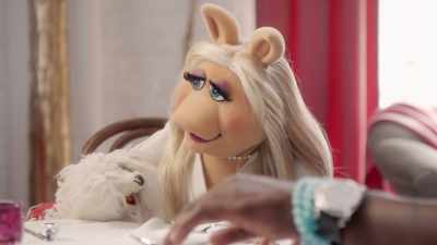 -My little team player!
-(BURPS) - Muppets Now