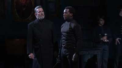 My lord, I'll hit him now,
and yet 'tis almost 'gainst my conscience. - Great British Theatre