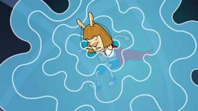 My magic mind meld
puts you right where I want you, - El Deafo