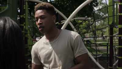 - My man.
- [EJ fussing] - The Chi
