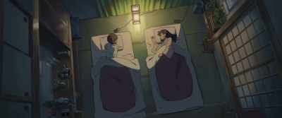 My middle school was over there. - Suzume