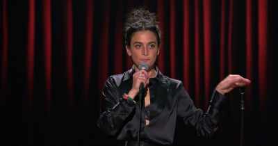 My mom has deep training for disaster,
and, like... - Jenny Slate: Stage Fright