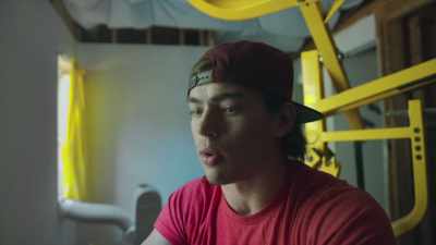My mom had me doing
baseball and basketball, - The Wrestlers