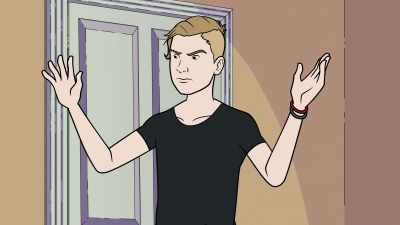 My mom says it's a ghost,
and I always protect my mom, - Dicktown