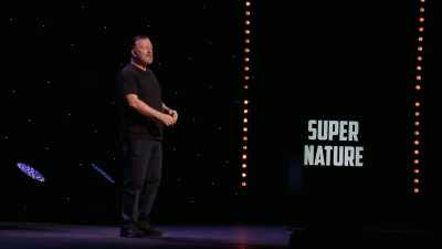 My mum was there,
and she went, "Did he touch you?" - Ricky Gervais: SuperNature