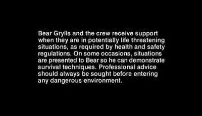 My name is Bear Grylls. - Man vs. Wild