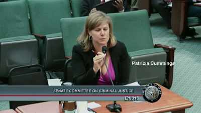 My name is Patricia Cummings
and I represent the - Outcry