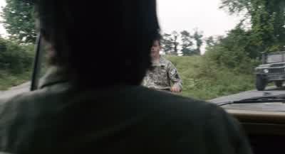 My name is Private AusterI'm stationed at West Dover Military Base about 10 miles backI think they've been affected by whatever's happeningI lost communication with themWhen I approached the baseI saw military personnel in the barbed wire in the fenceSo I - The Happening