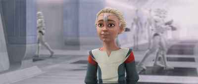 My name's Omega. I was wondering
when you guys would come back. - Star Wars: The Bad Batch