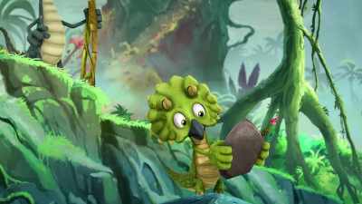 My nose looks so weird when I do that! - Gigantosaurus