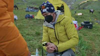 My oxygen saturation
had actually dropped - Edge of the Earth