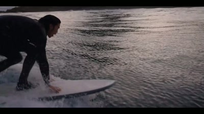 My parents were both surfers,
so they did want me to surf. - Chasing Waves